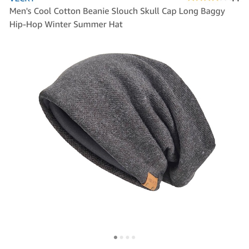 Men’s slouch summer beanie